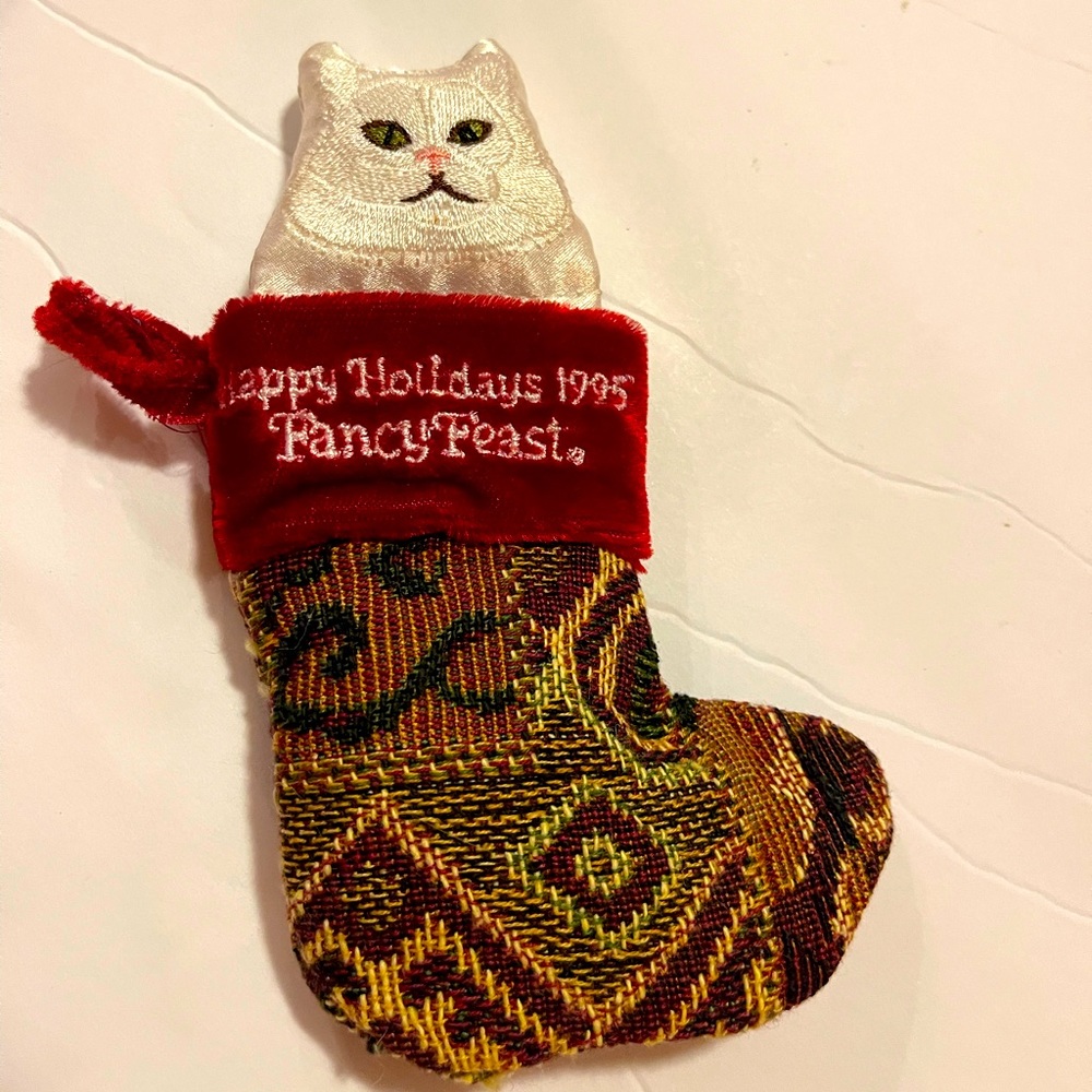 1995 Fancy Feast Collectible Christmas Ornament